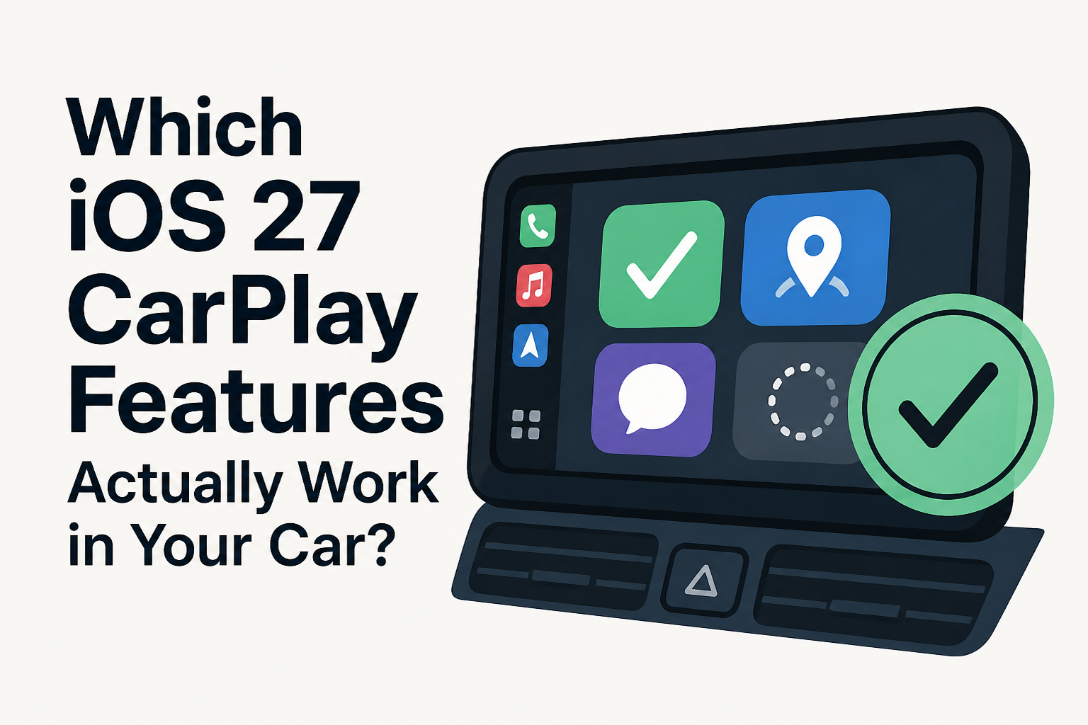 Which iOS 27 CarPlay Features Actually Work in Your Car?