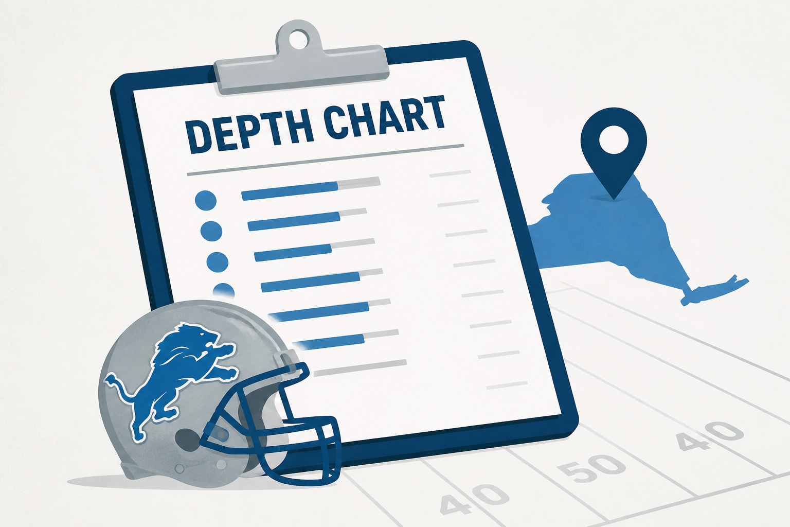 Detroit Lions updated depth chart: Week 2 at Bills