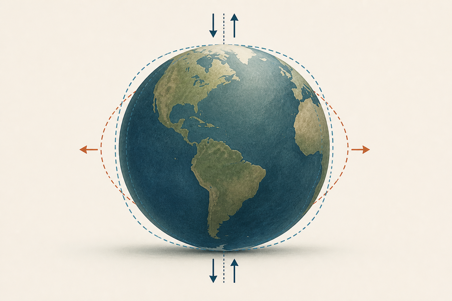 Earth's Shape Is Changing - Becoming Rounder And Less Round at The Same Time