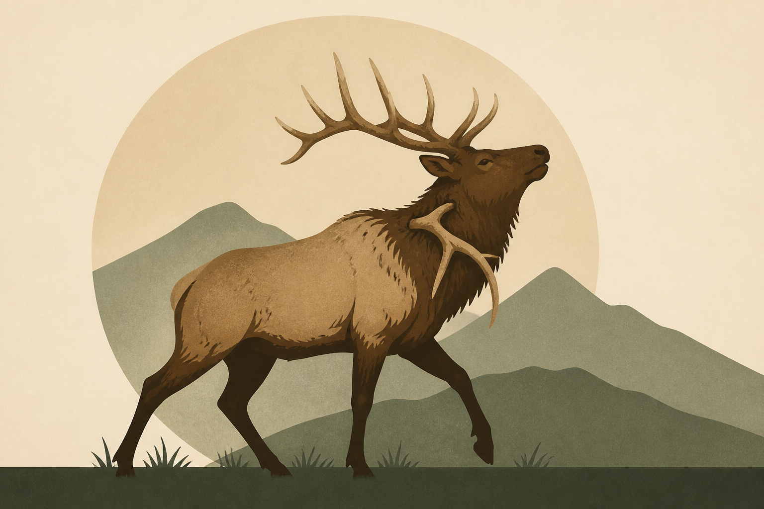 Estes Park Bull Elk Struts Around Town With Rival Elk’s Antler Stuck In His Neck