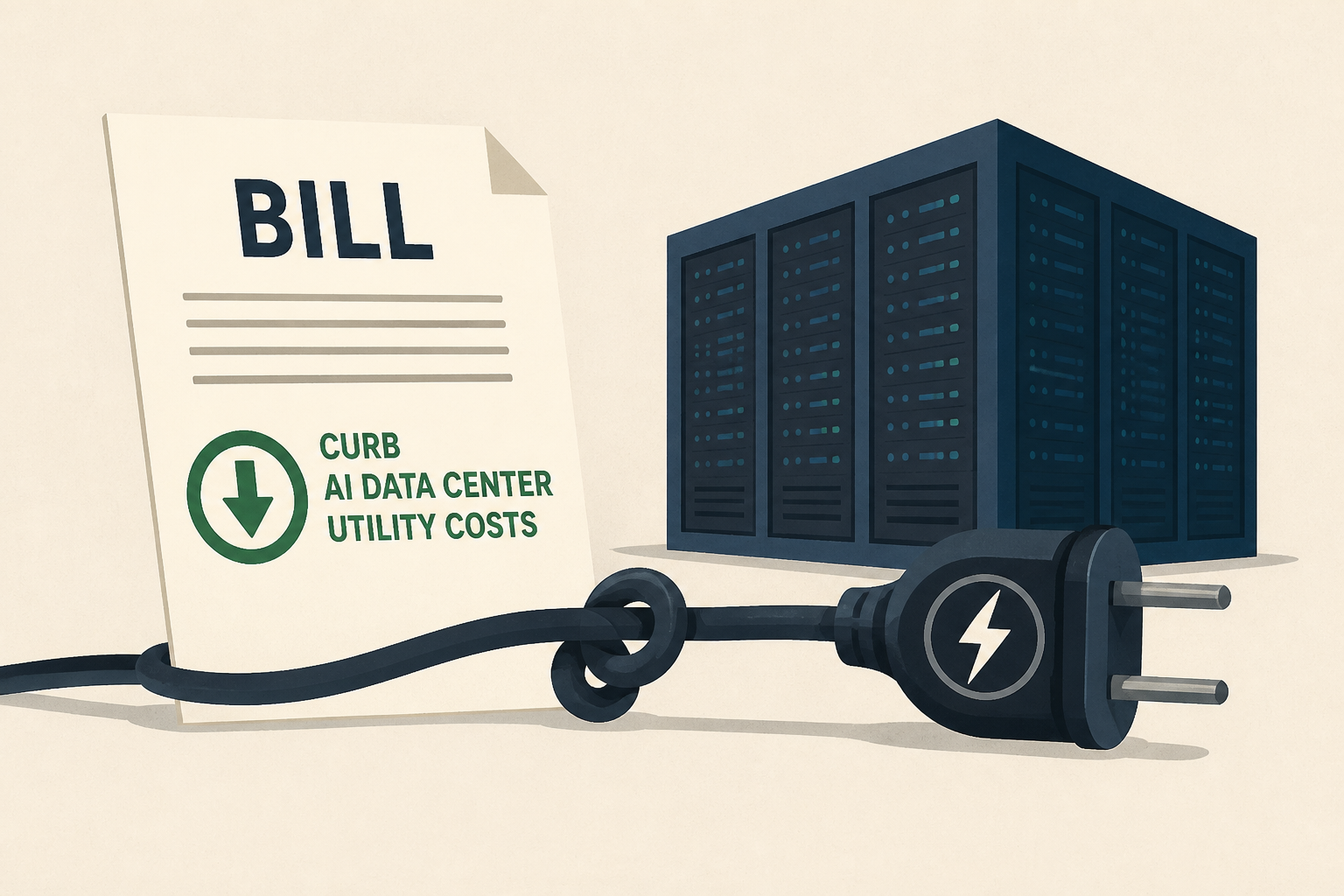 Bill to curb AI data center utility costs hits snag in Senate