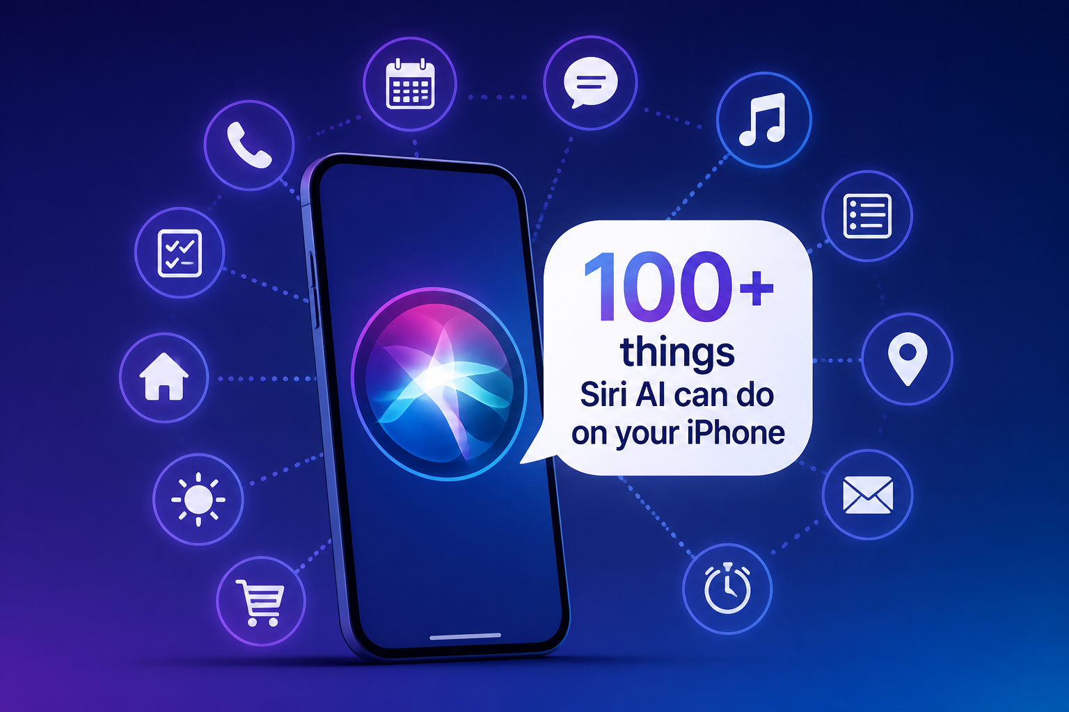 Here are 100+ things Siri AI can do on your iPhone