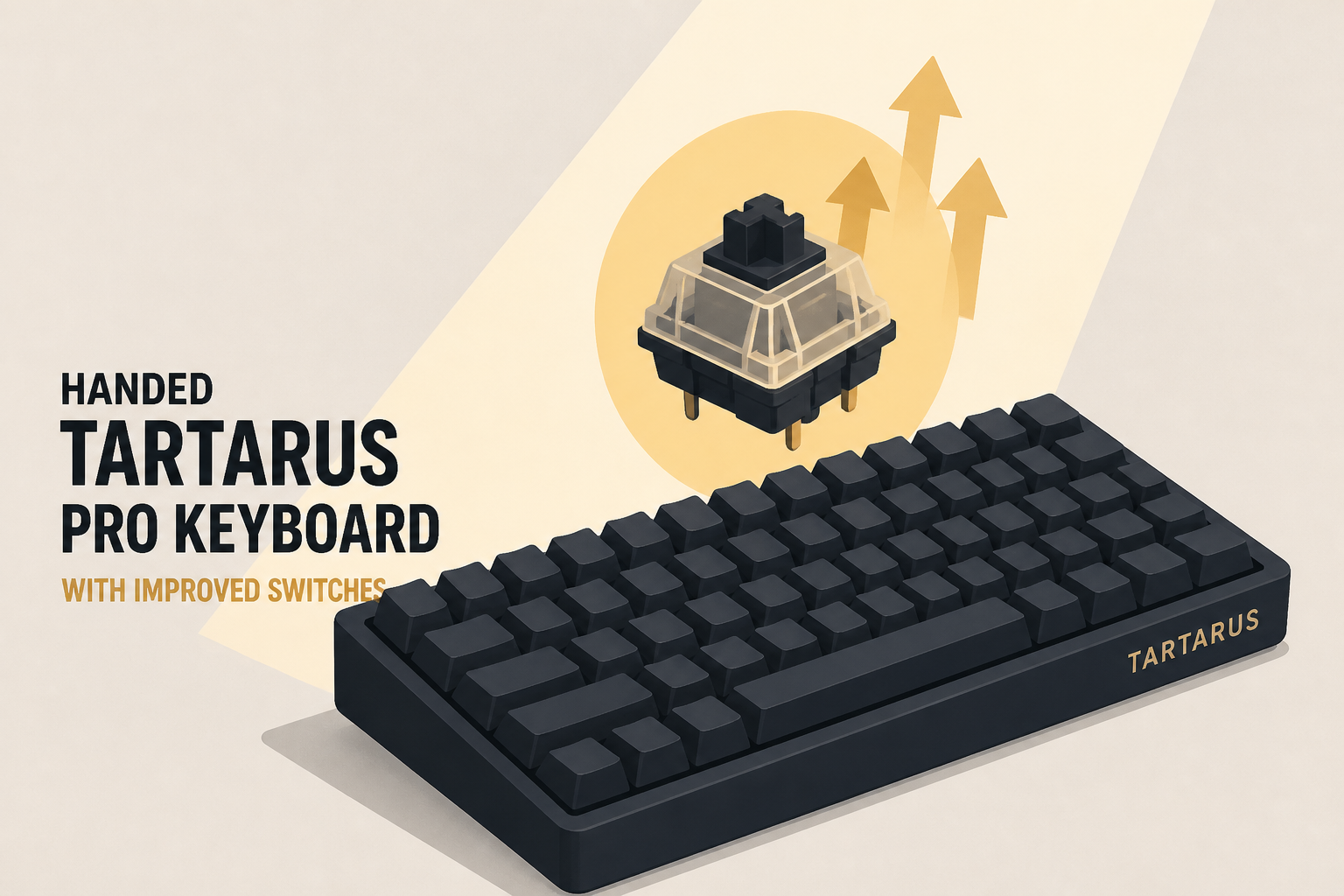 Handed Tartarus Pro Keyboard With Improved Switches