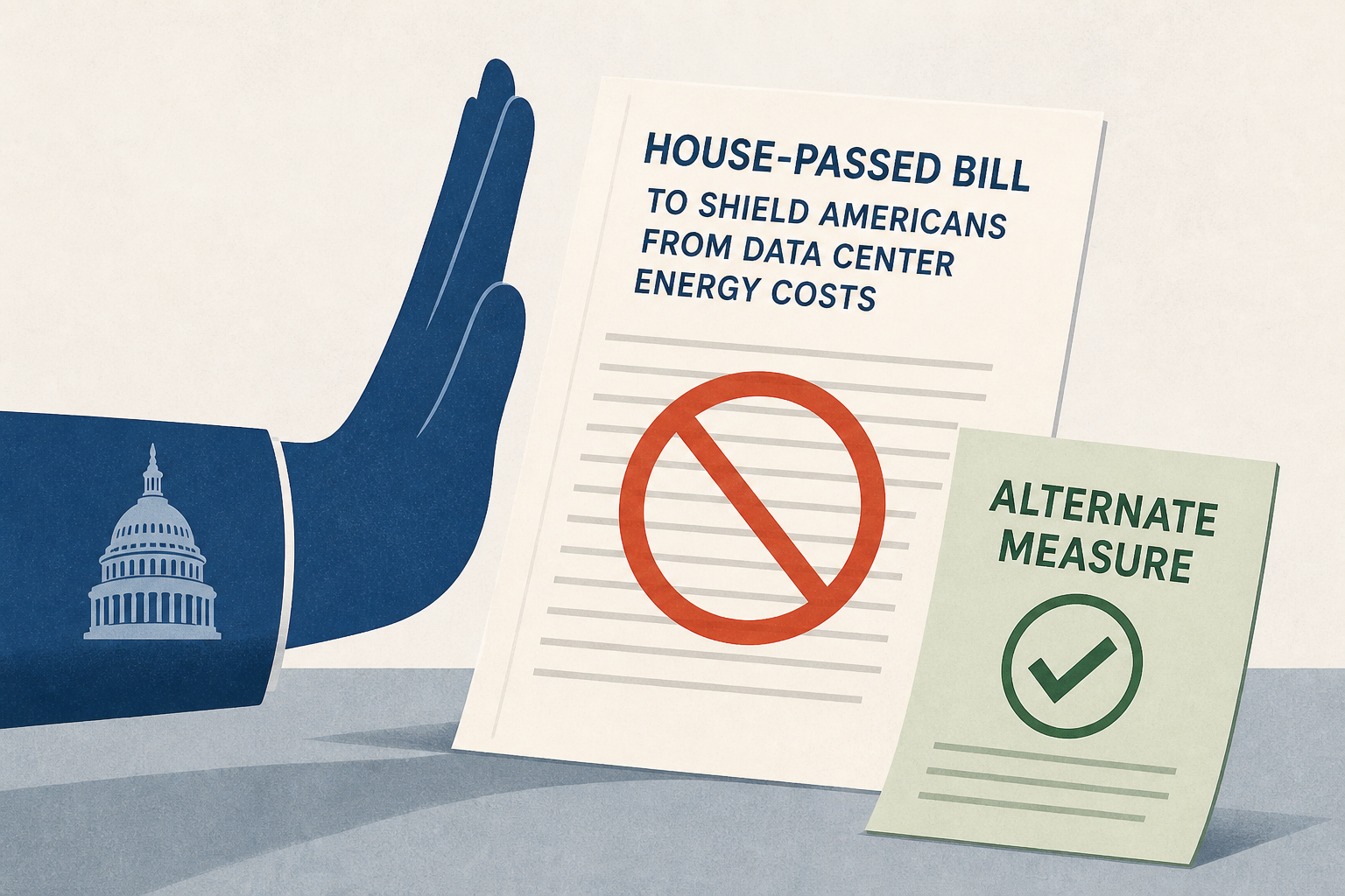 Senate Democrat blocks House-passed bill to shield Americans from data center energy costs, proposing alternate measure