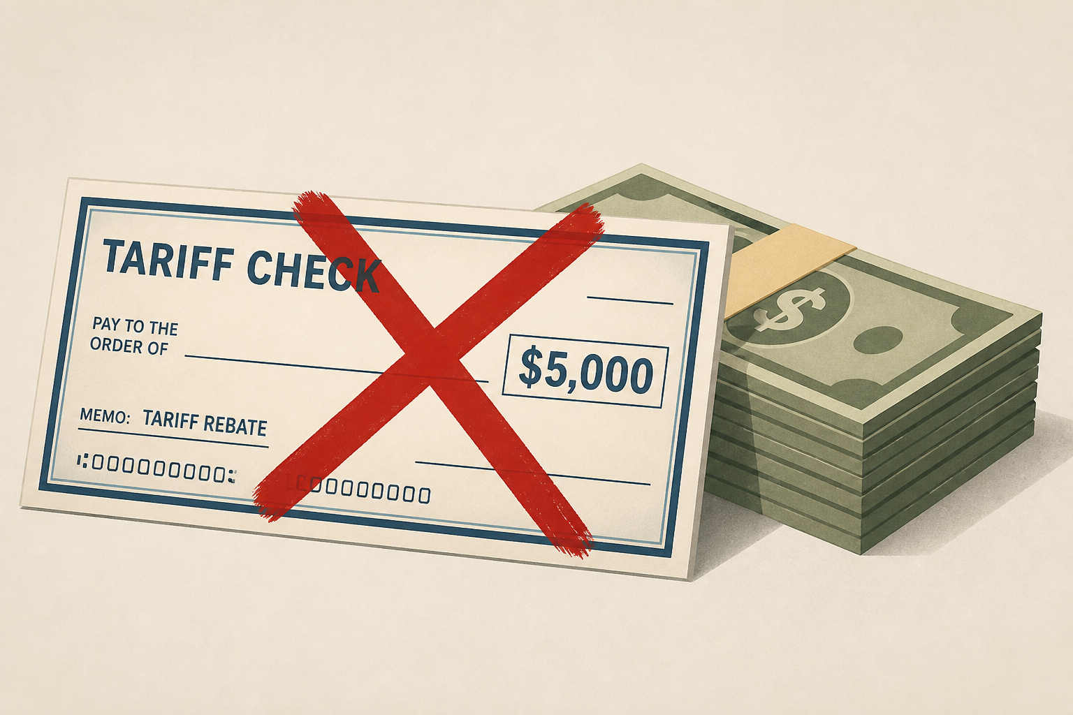 Trump's tariff checks and $5,000 cash promise won't happen, economist says