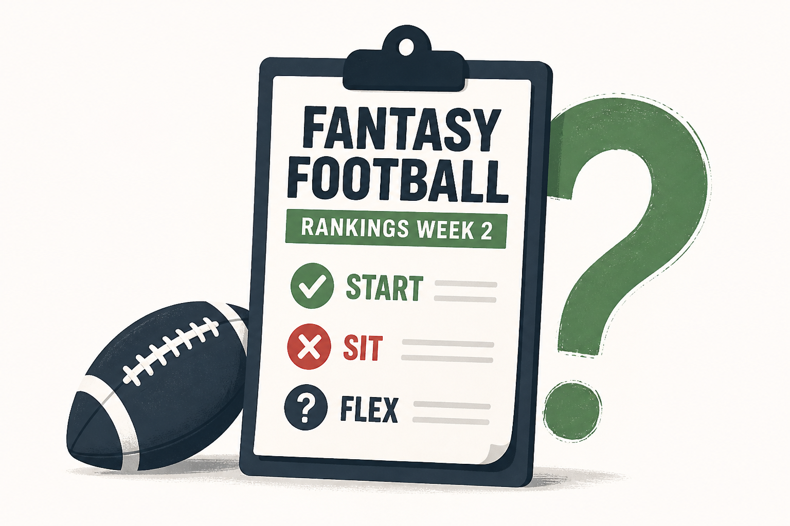 Fantasy football rankings Week 2: Dave Richard's tough calls who to start, sit flex