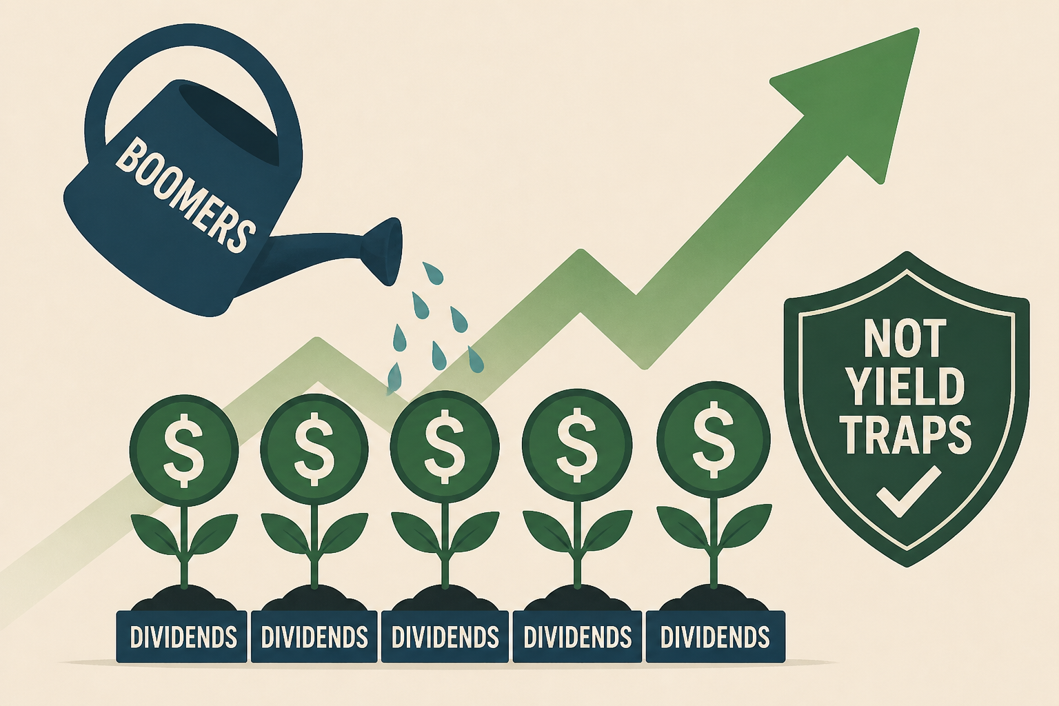 Boomers Are Piling Into These 5 High-Yield Dividend Stocks, and None Are Yield Traps