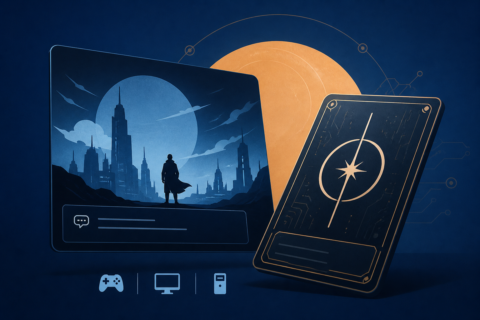 Serenity Forge announces sci-fi visual novel and strategy card game Faraday Blues for PS5, Xbox Series, and PC