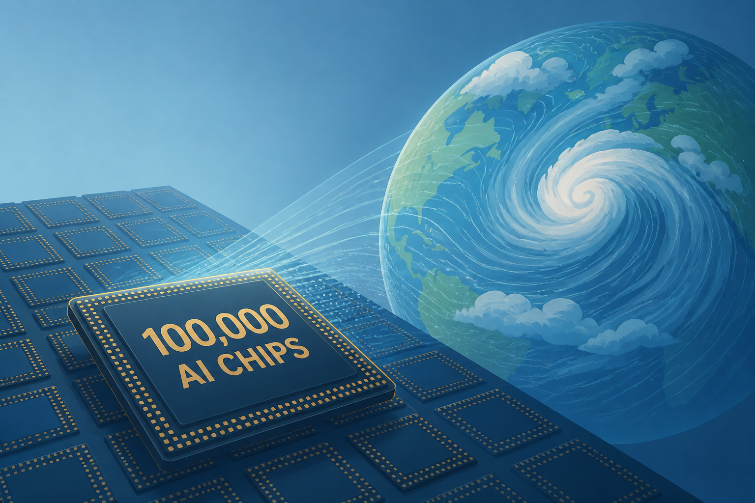 China uses 100,000 home-grown AI chips to build leading weather forecast system