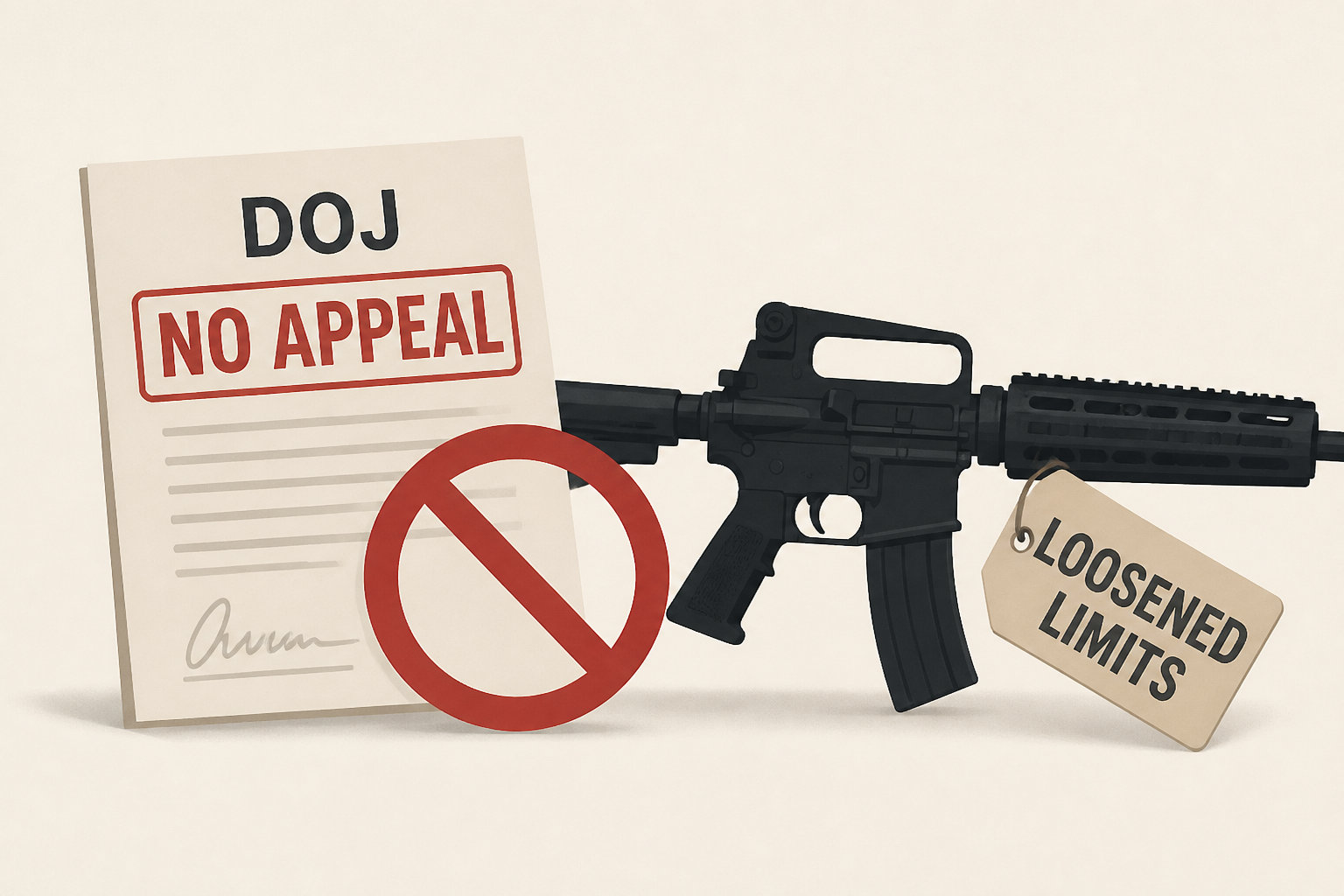 Trump ordered DOJ not to appeal ruling that loosened limits on "gangster weapons," sources say