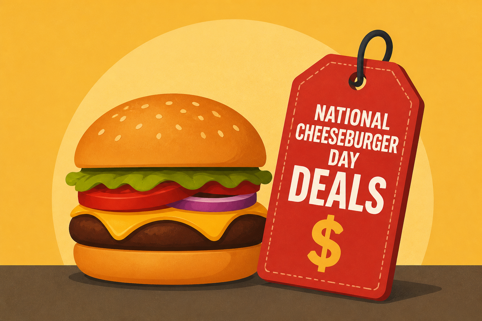 These major chains are serving up National Cheeseburger Day deals