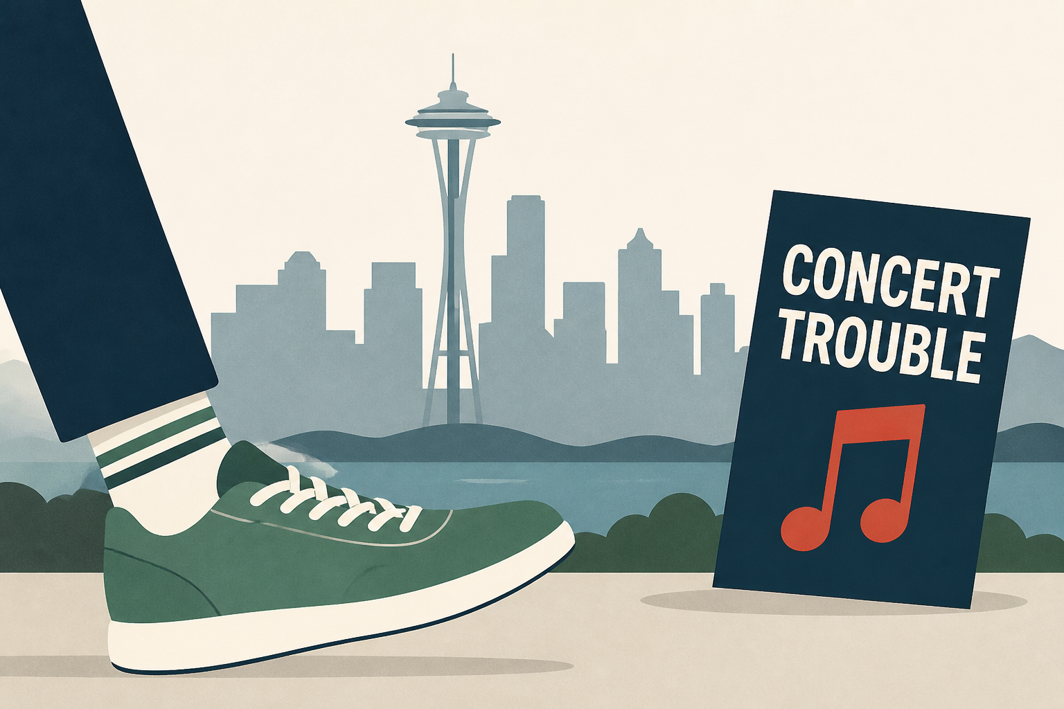 Macklemore goes on a walk with parents in Seattle amid Ed Sheeran concert debacle
