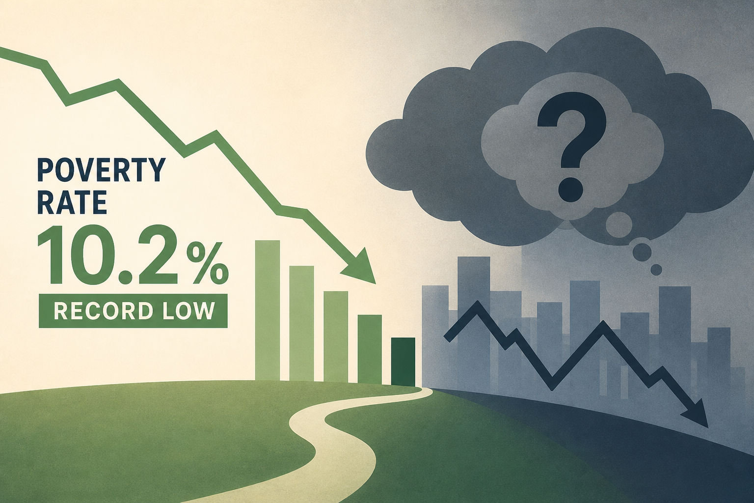 US poverty rate hits record low of 10.2% despite economic pessimism