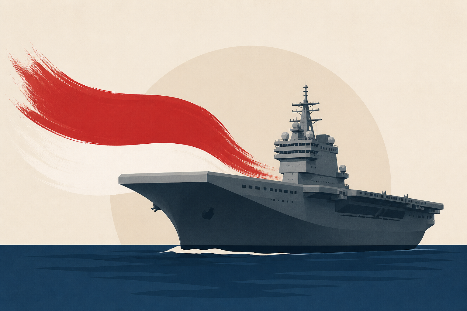 Indonesia's First Aircraft Carrier: Former Italian Ship ‘Garibaldi’ Reaches Domestic Waters