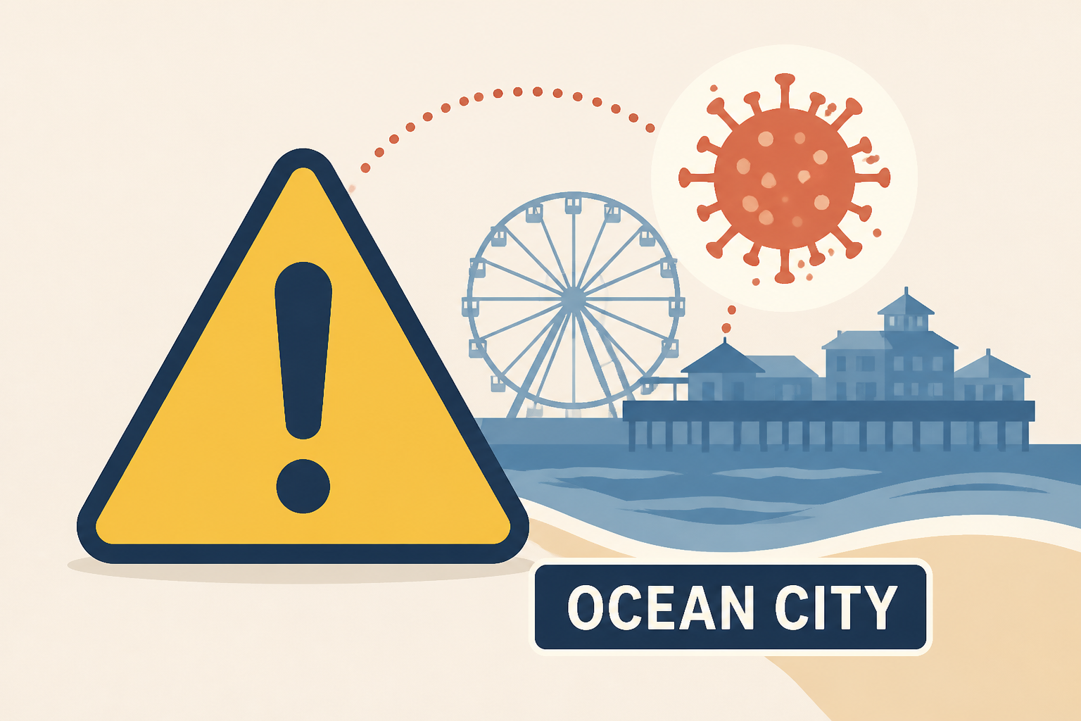 Maryland warns of possible measles exposure at 3 Ocean City locations
