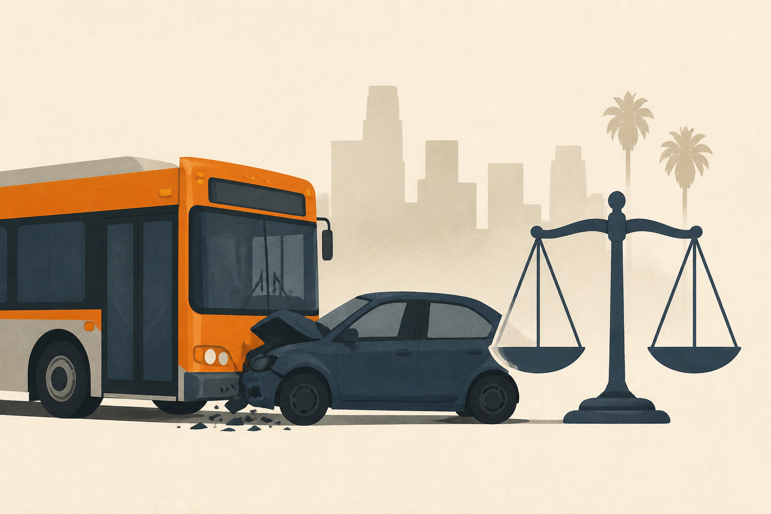 The driver who slammed into an LA bus is charged with murder : NPR