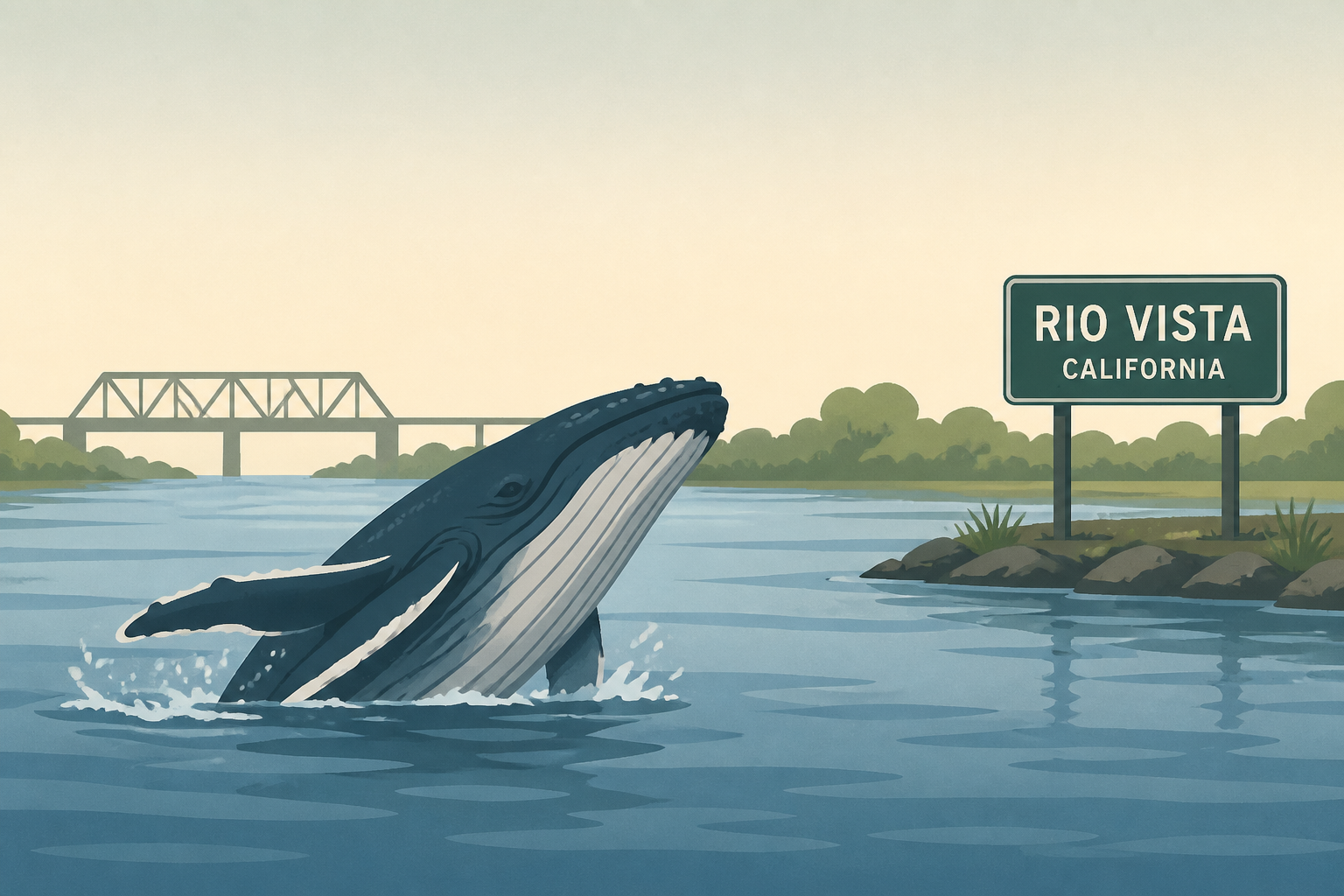 VIDEO: Humpback whale spotted in Sacramento River near Rio Vista