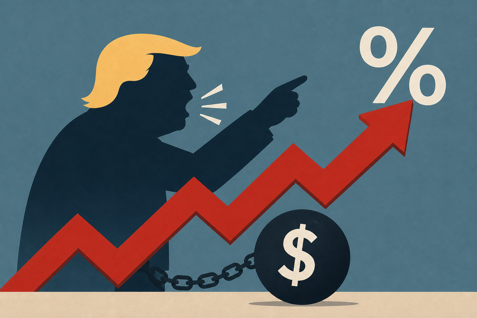 Trump responds to rate hike with furious economic illiteracy, but he’s the one to blame