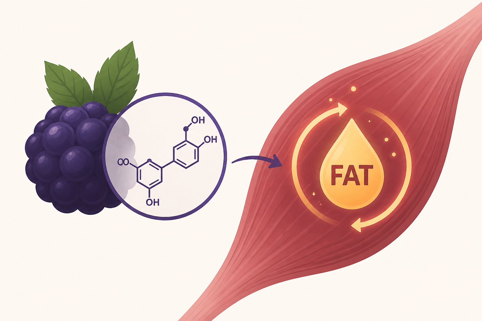 Scientists Find a Berry Compound That Helps Muscle Cells Burn Fat