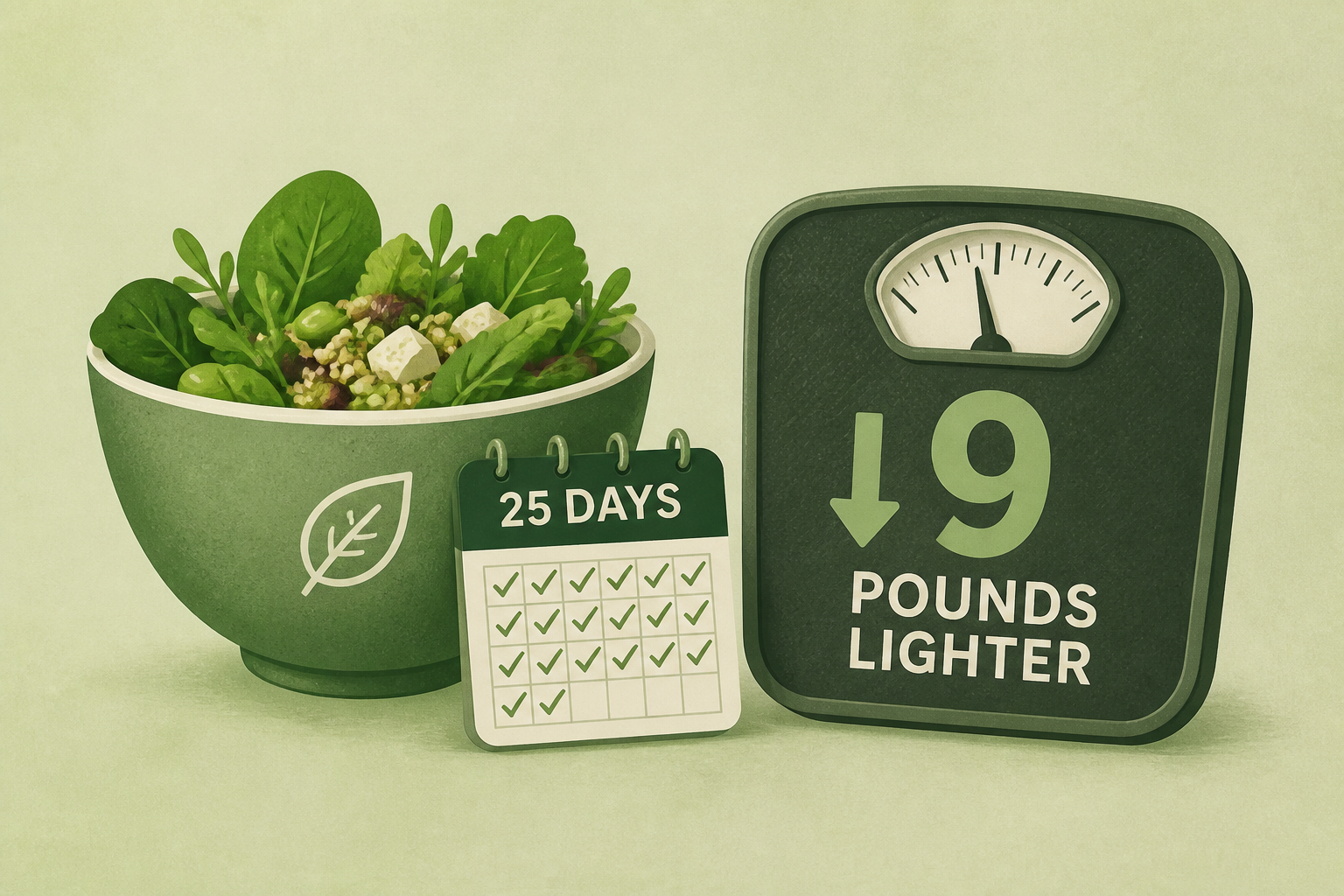 Sweetgreen-only diet for 25 days left New Jersey man 9 pounds lighter