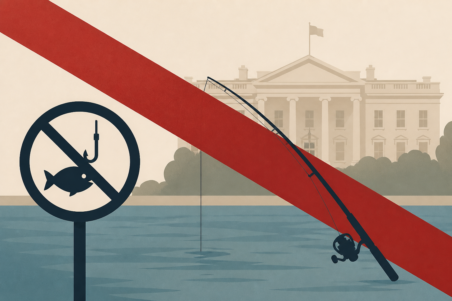 Trump tells outdoorsmen at White House dinner he is so powerful he could ban fishing