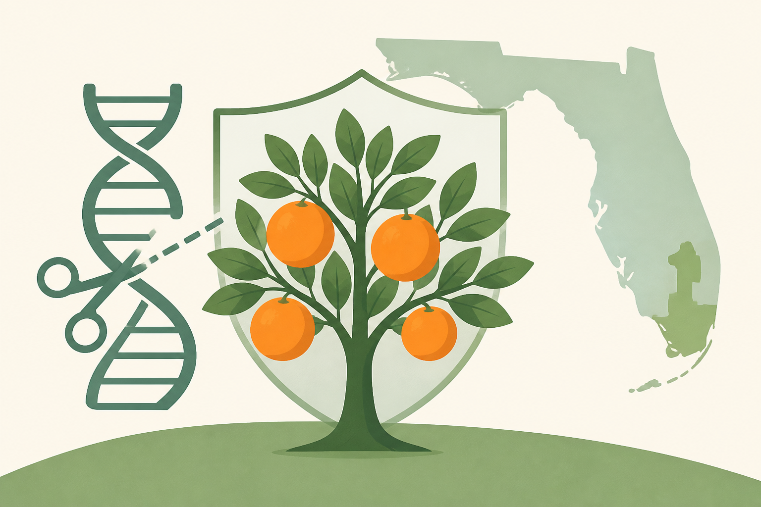 Could trees developed with gene-editing technology protect Florida's citrus industry?