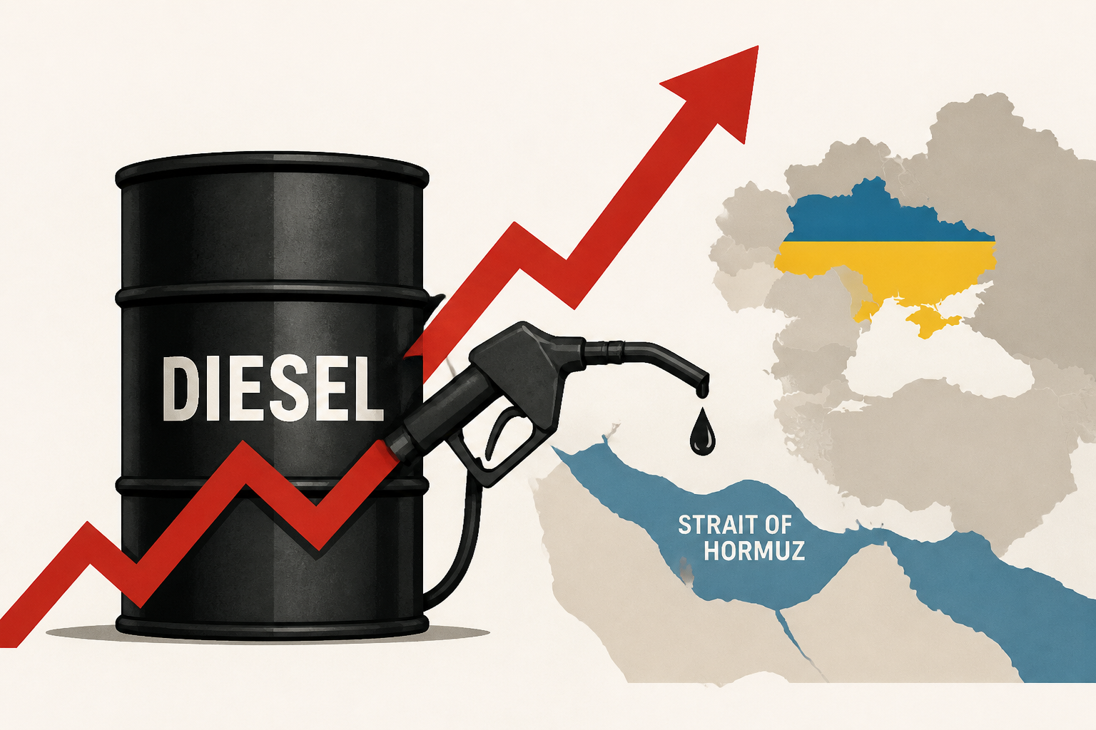 Diesel prices at record highs amid Strait of Hormuz disruption, Russia-Ukraine war