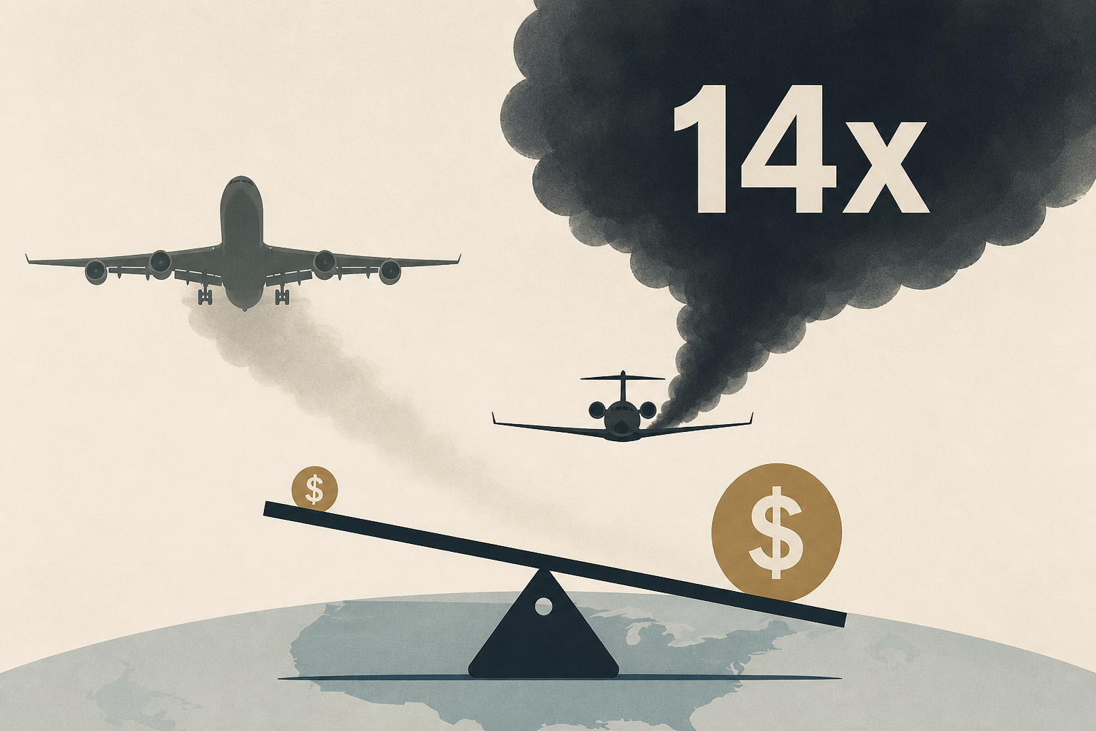 Private jets pollute up to 14 times as much as commercial planes and are undertaxed in US, report says