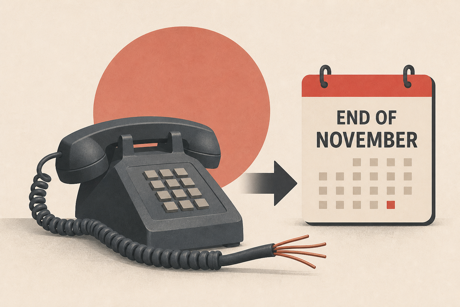 Verizon to phase out copper landlines by end of November