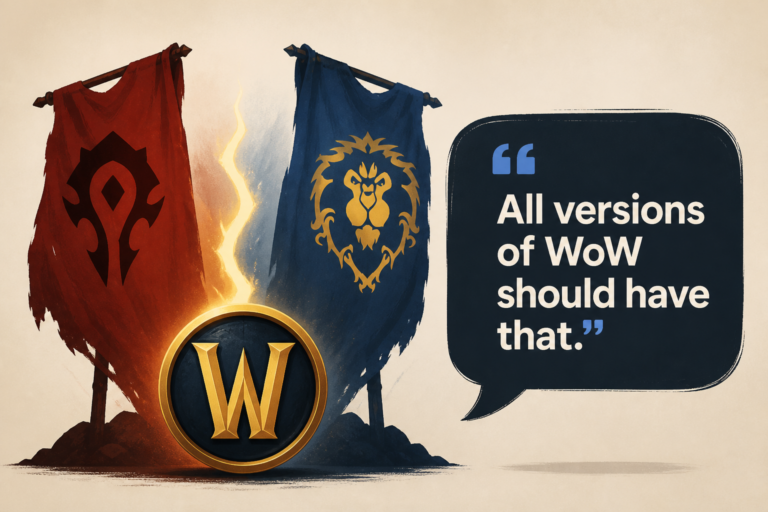 We spoke to World of Warcraft's Ion Hazzikostas on Forever vs. Retail, Horde vs. Alliance, and more - "All versions of WoW should have that."