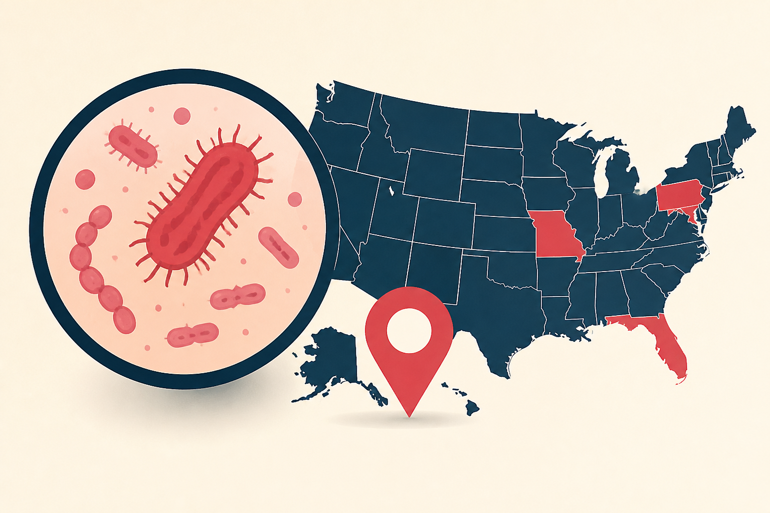 Rare 'flesh-eating' bacteria causes 9 deaths this season. See where