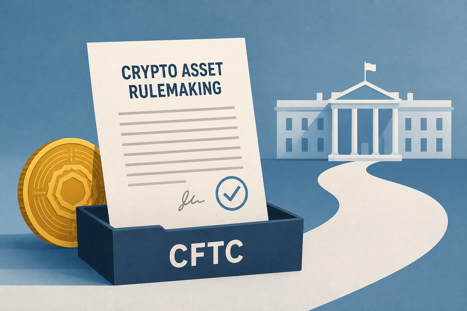 CFTC files crypto asset rulemaking with White House, pressing ahead without Congress