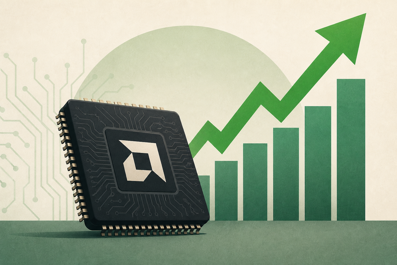 AMD Leads Chip Stocks Higher Amid Sector Rebound