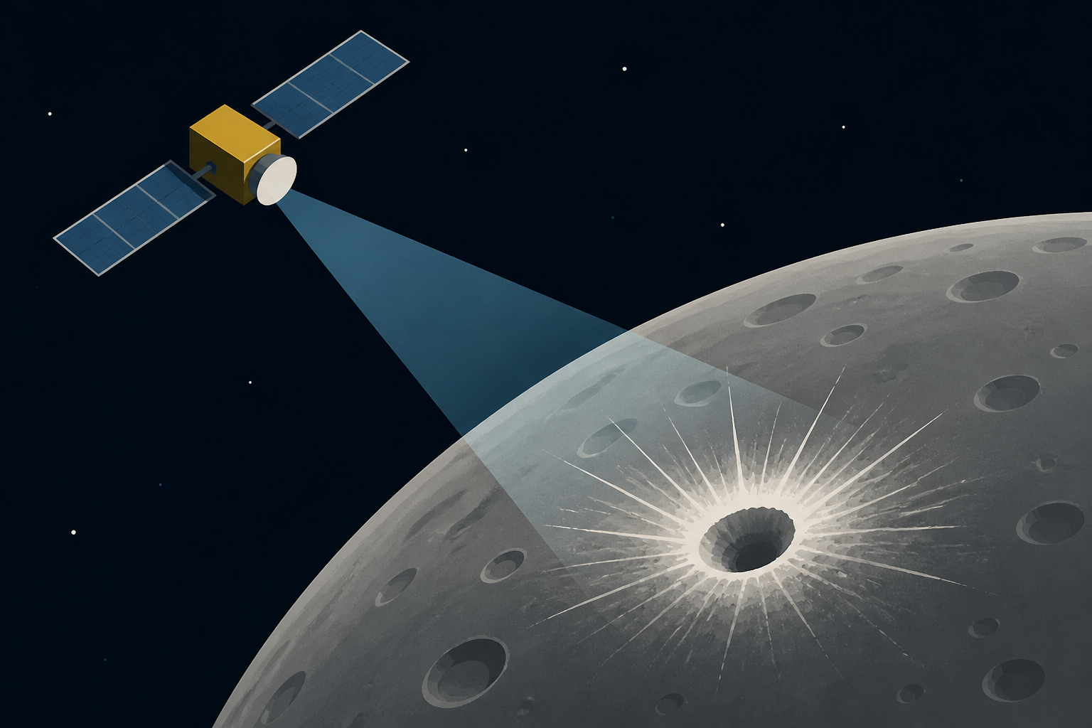 NASA's Moon Orbiter Has Spotted An Impact Crater That Only Happens Once A Century