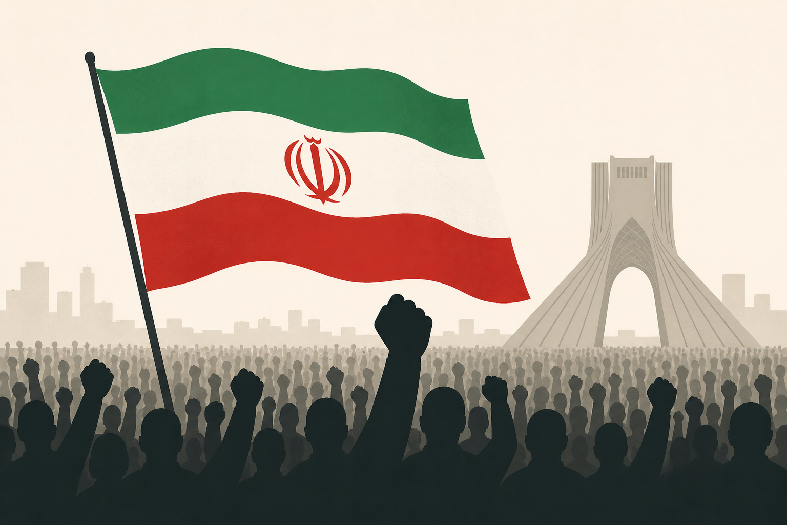 Iranians rally by the hundreds of thousands in biggest show of defiance since war began