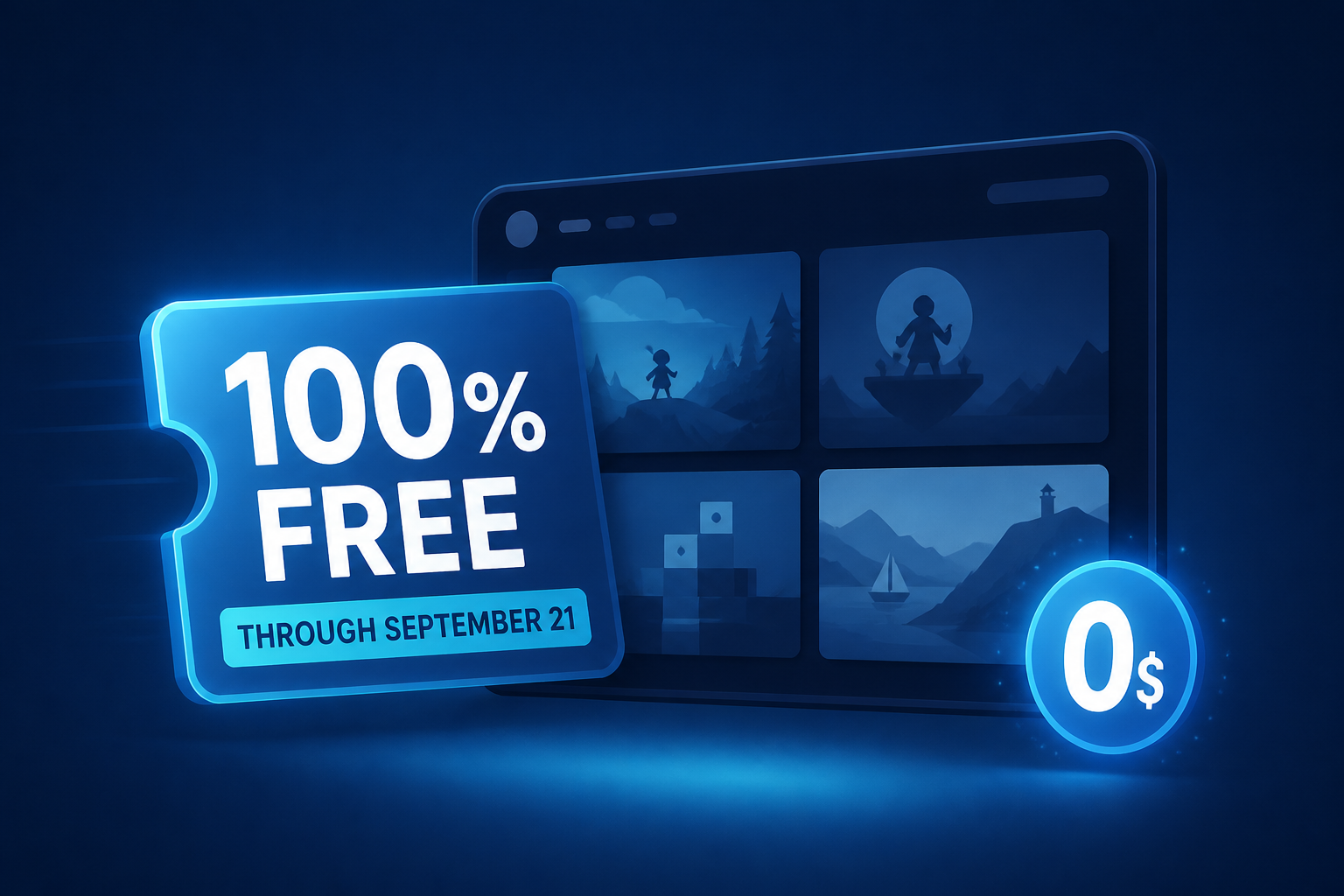 Steam Officially Makes 4 Games 100% Free Through September 21