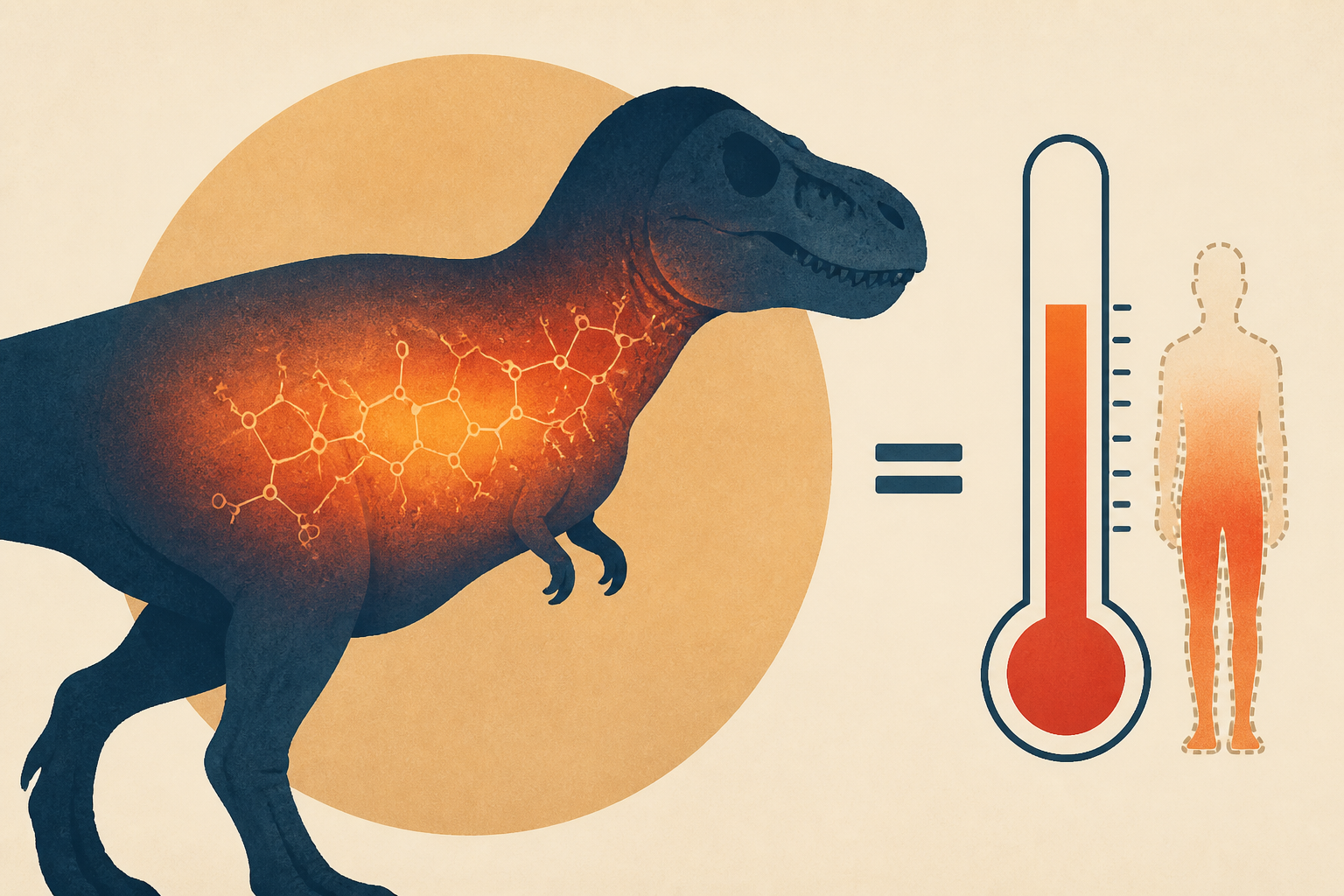 The T. rex had a body temperature similar humans, study finds