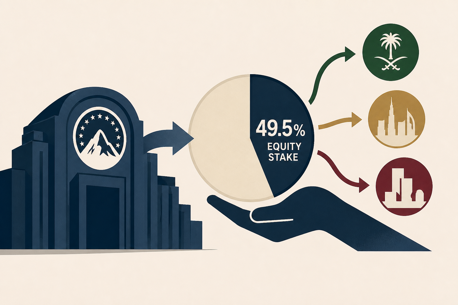 FCC lets Paramount sell 49.5% equity stake to Saudi Arabia, UAE, and Qatar