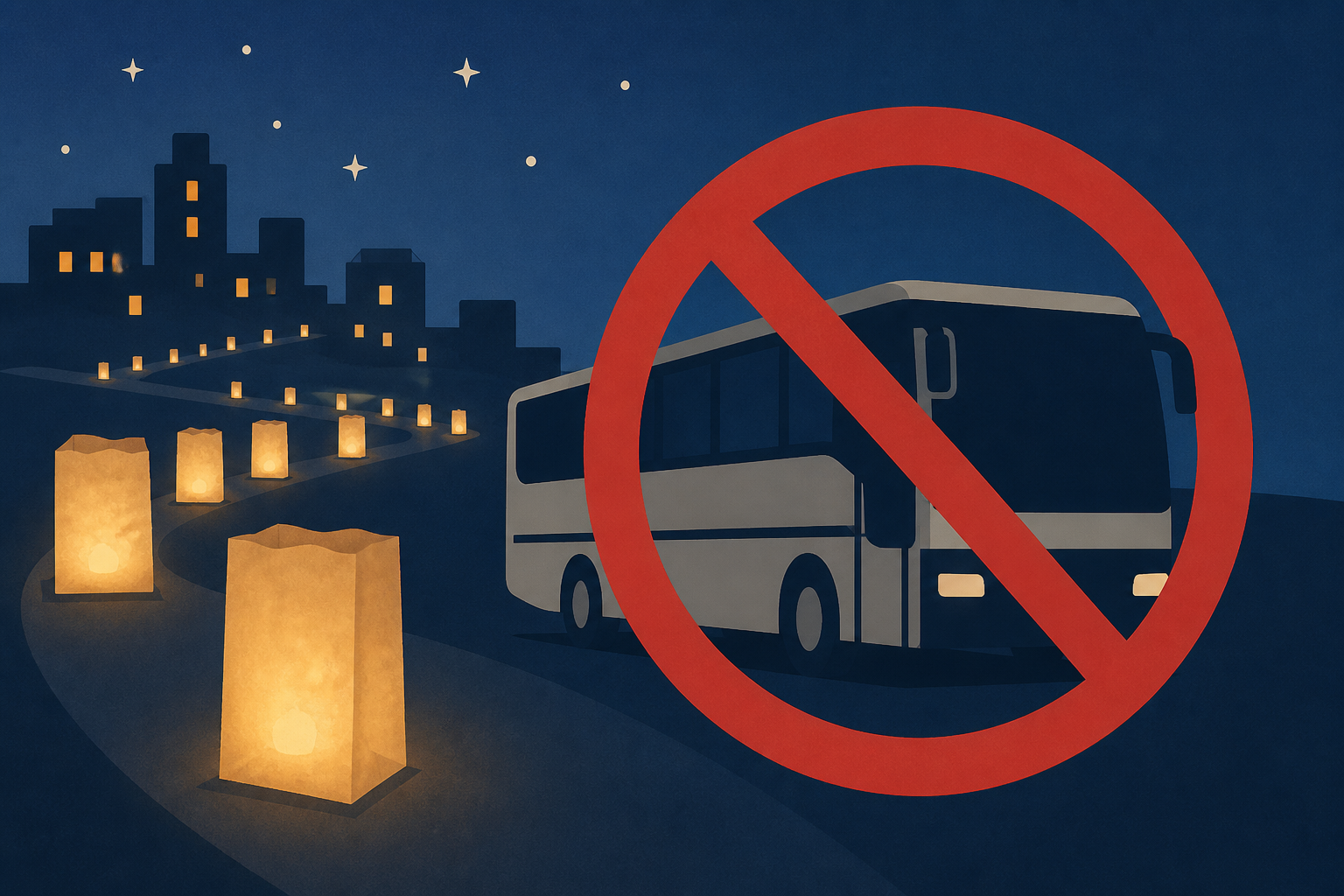 City to stop hosting Christmas Eve Luminaria Bus Tour
