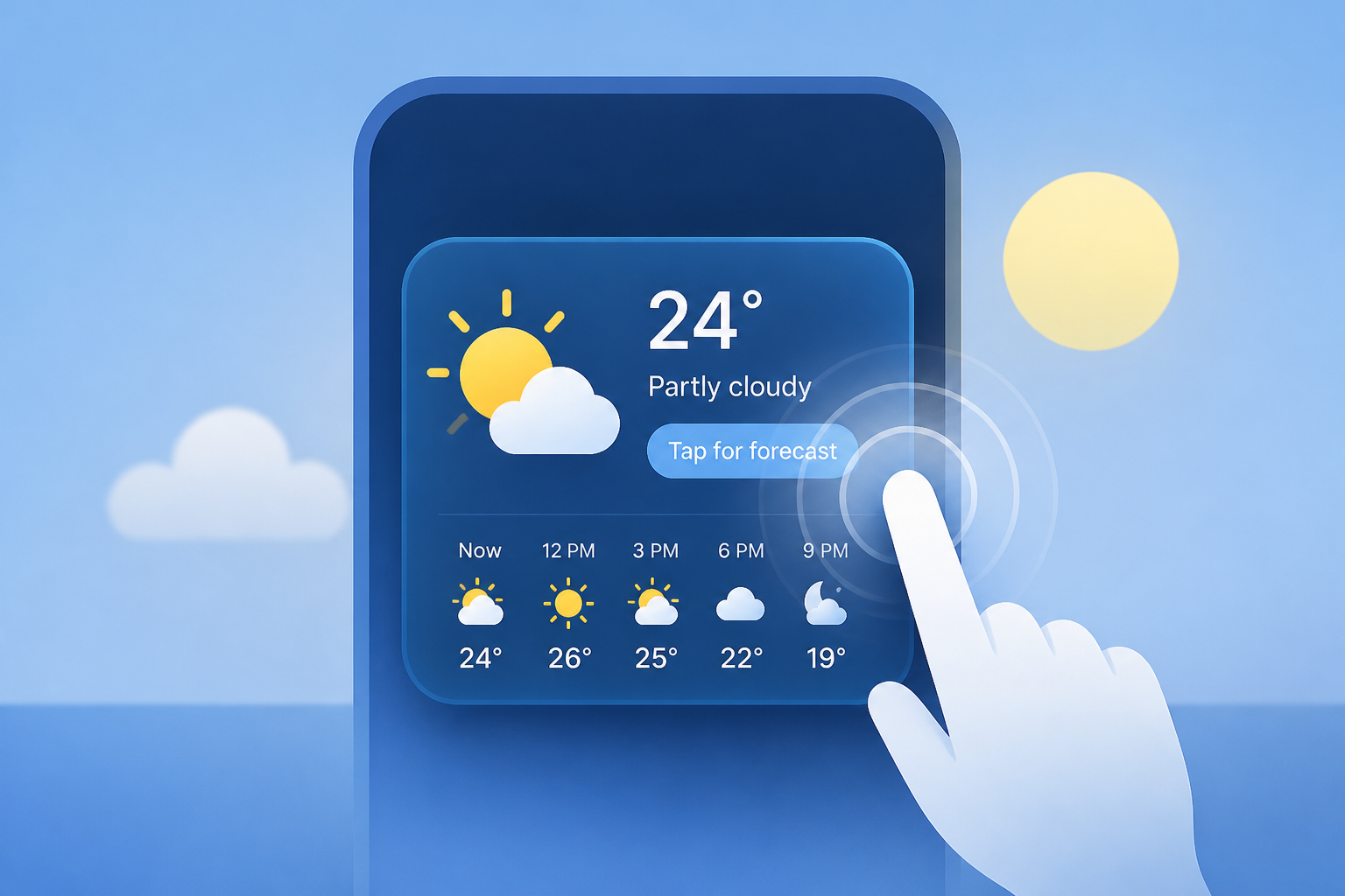 The Pixel Weather widget now lets you catch up on the forecast with a single tap