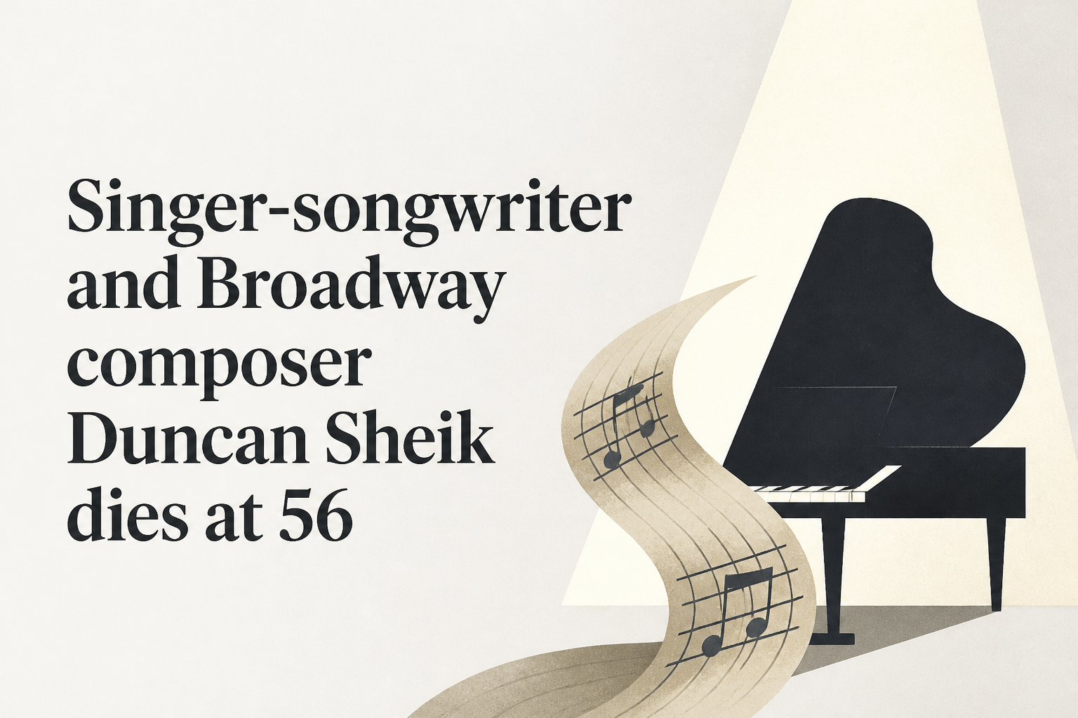 Singer-songwriter and Broadway composer Duncan Sheik dies at 56