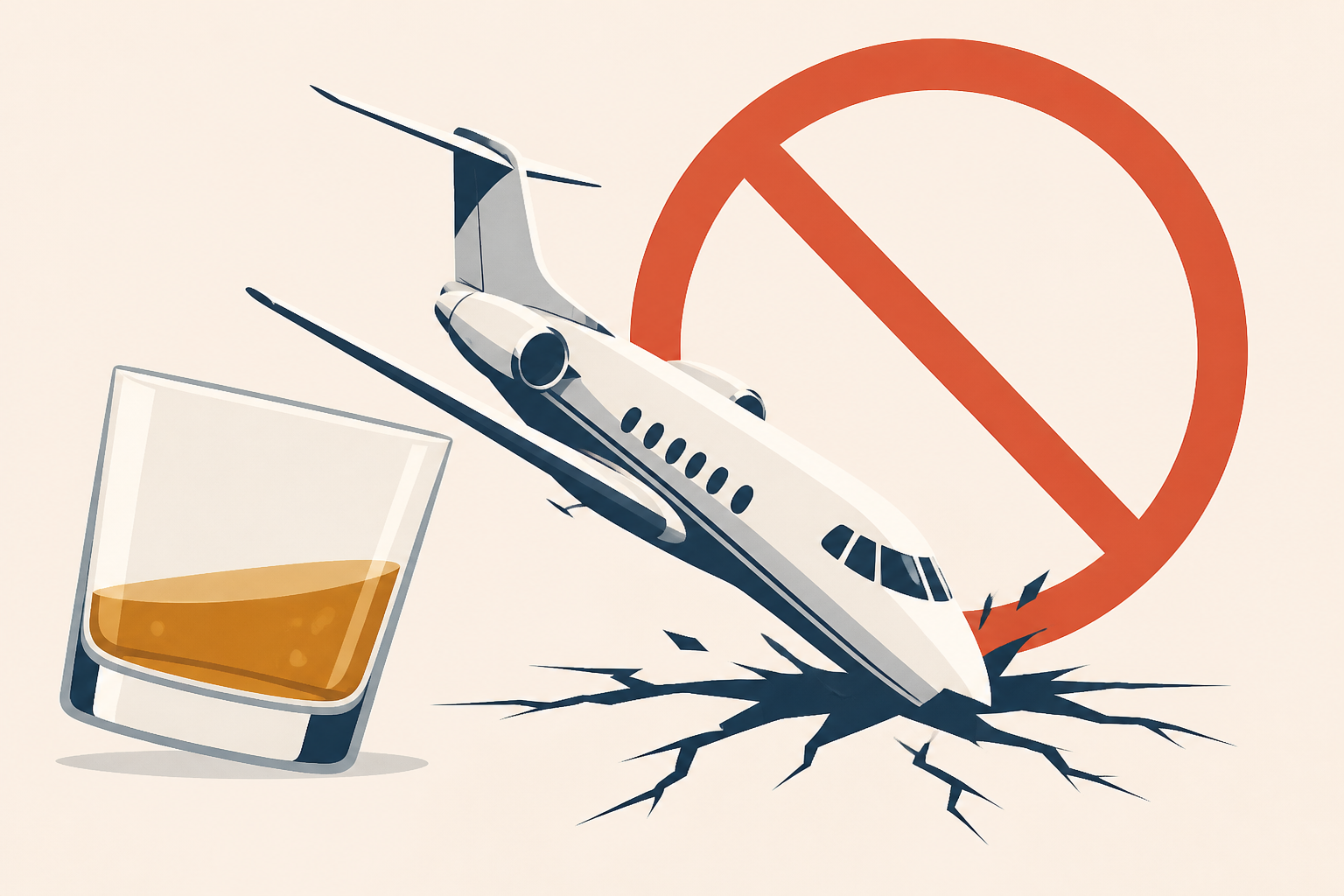 Pilots who crashed new private jet both accused of flying drunk