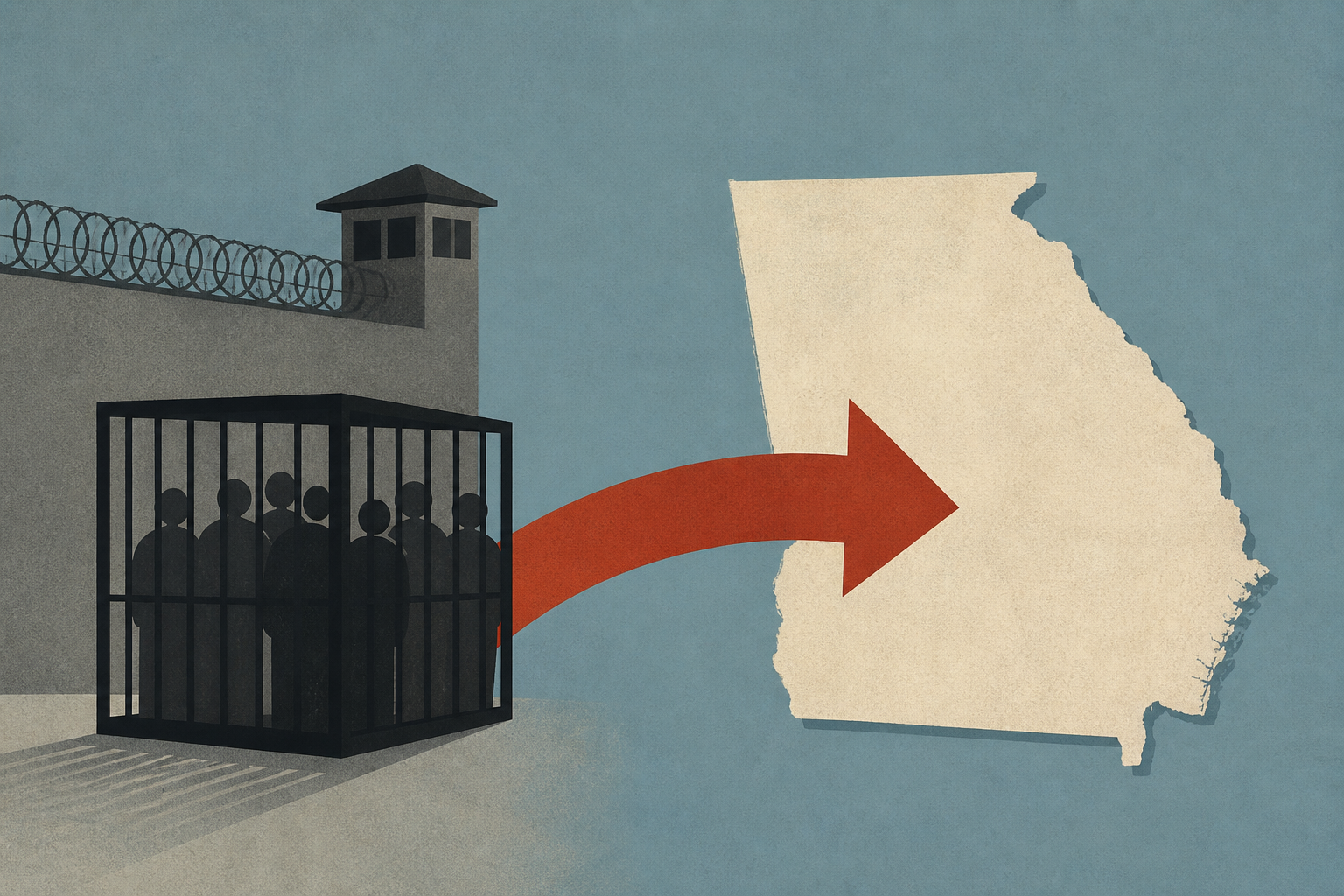 Nearly 400 pre-trial detainees to be transferred from private prison in Georgia in move critics call "a catastrophe"