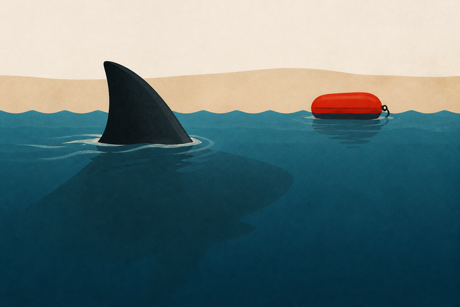'Like a scene off Jaws.' Shark kills swimmer at busy beach