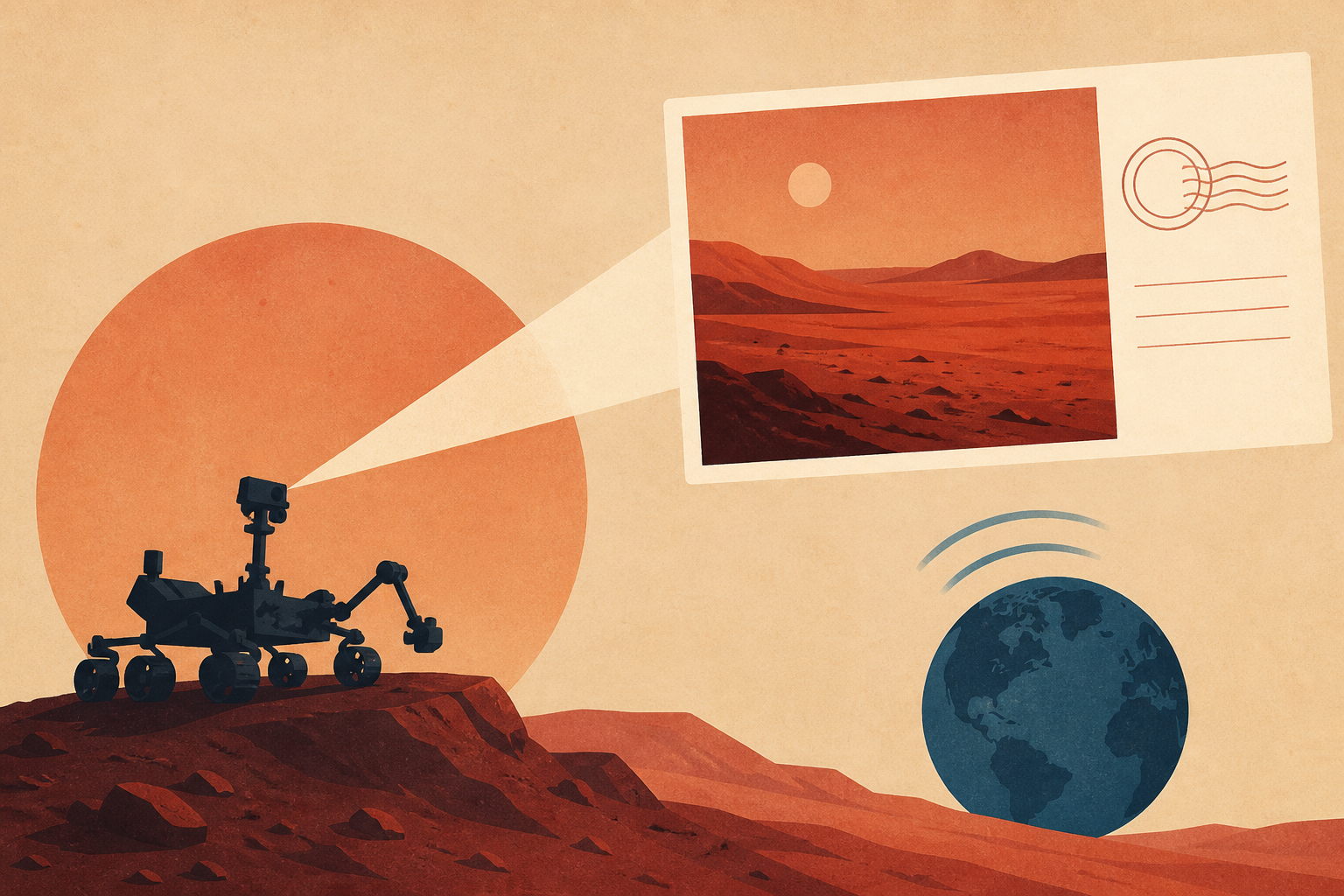 Curiosity beams home a Mars postcard for its 5,000th day