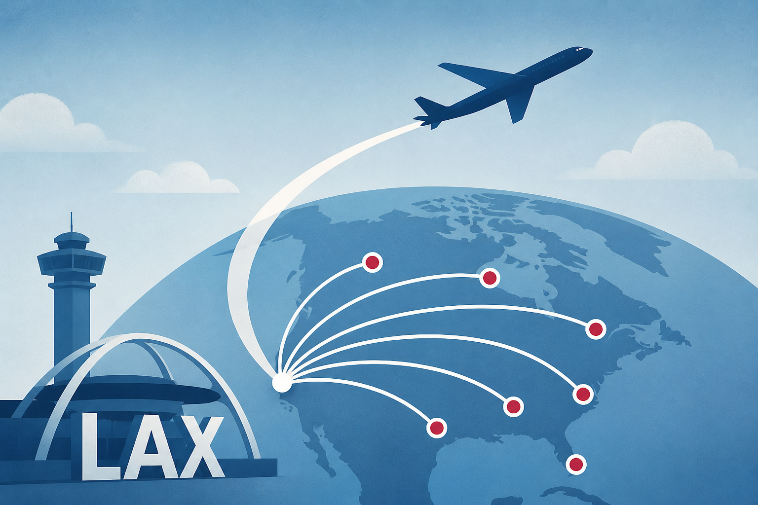 Delta adds new LAX route, bolsters service to 7 cities