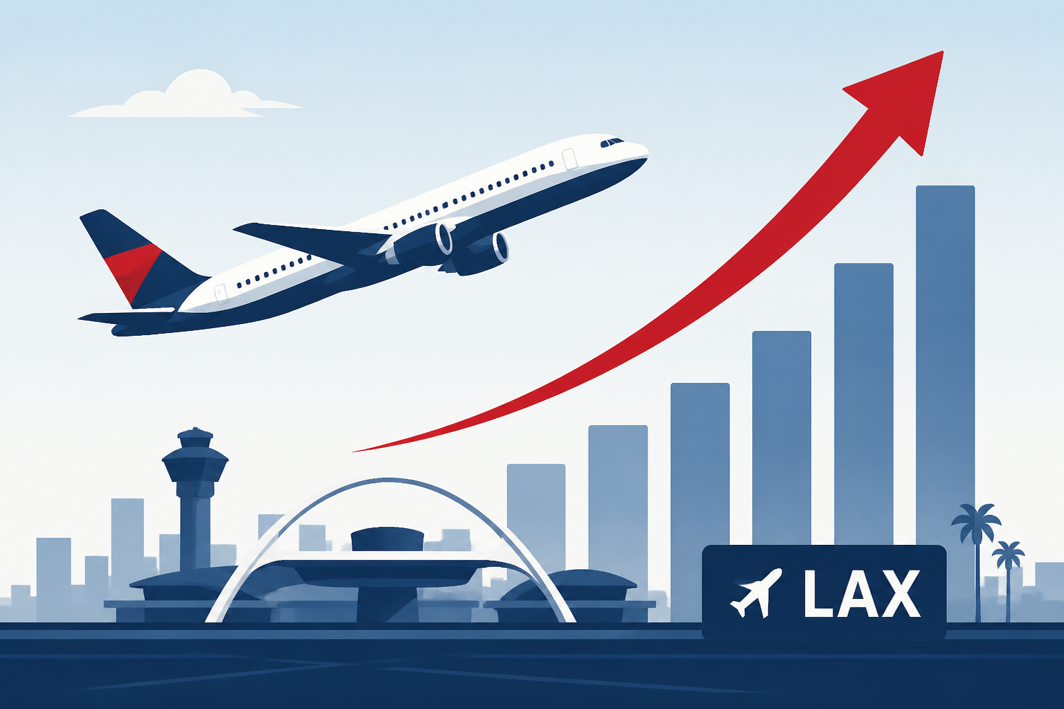 Delta Air Lines Expands LAX Hub With New Routes And Largest