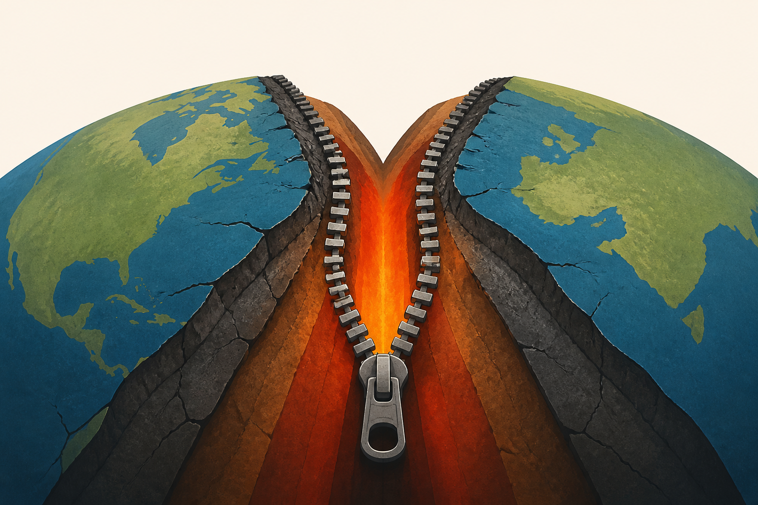 Earth’s Crust Is Pulling Itself Apart Like a Zipper