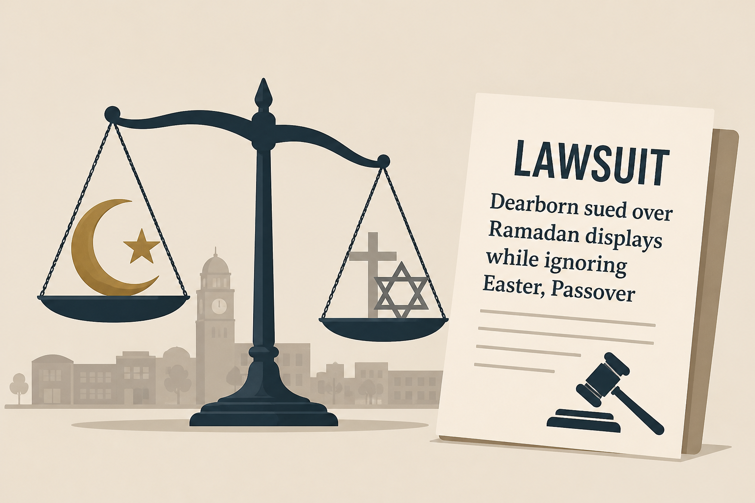 Dearborn sued over Ramadan displays while ignoring Easter, Passover