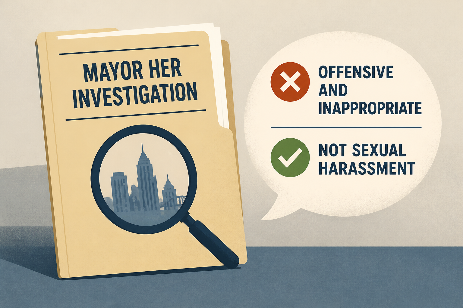 Mayor Her investigation: Actions were 'offensive and inappropriate,' but not sexual harassment